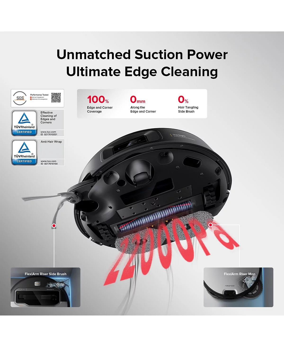Viorix Robot Vacuum with FlexiArm