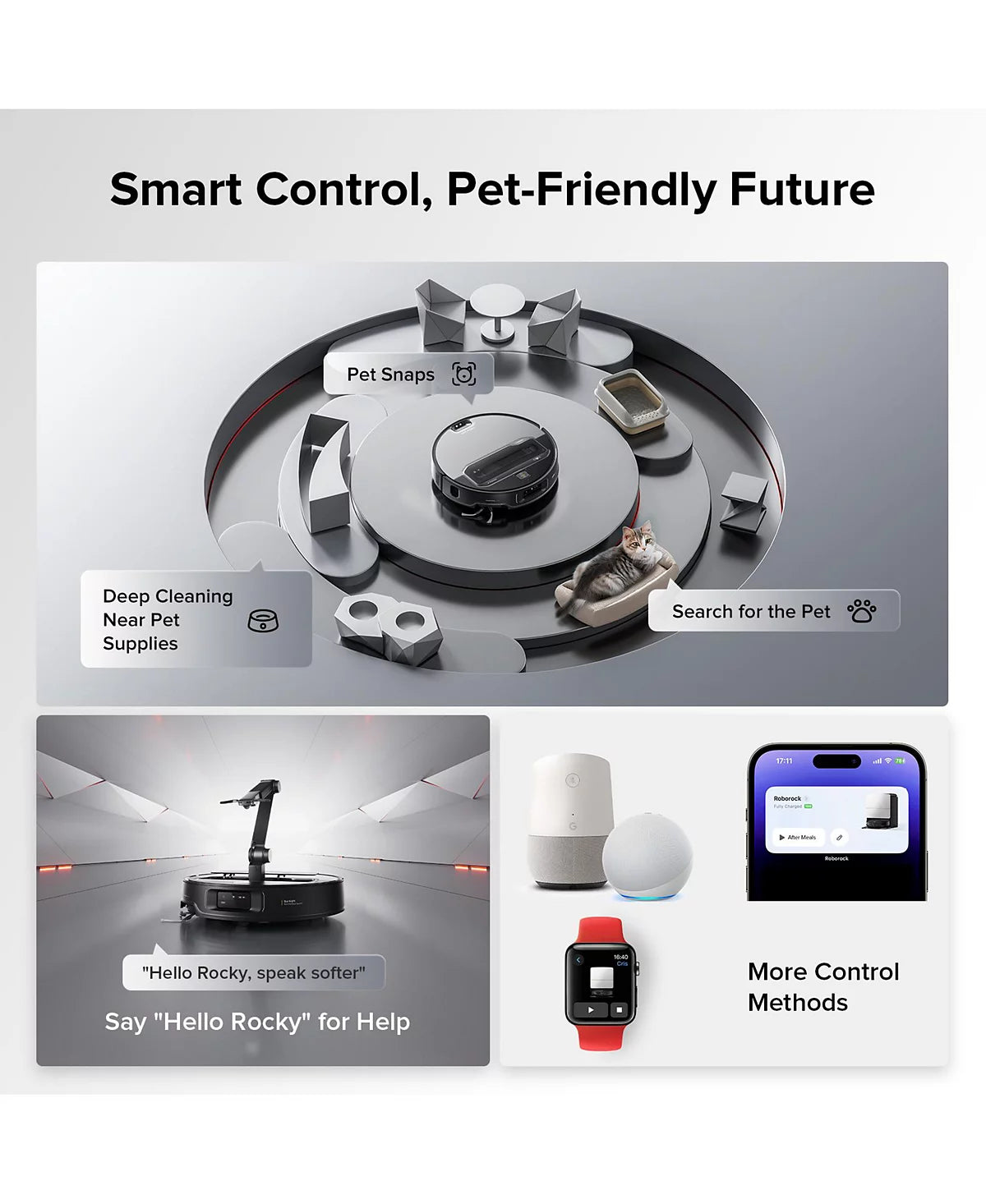 Viorix Robot Vacuum with FlexiArm