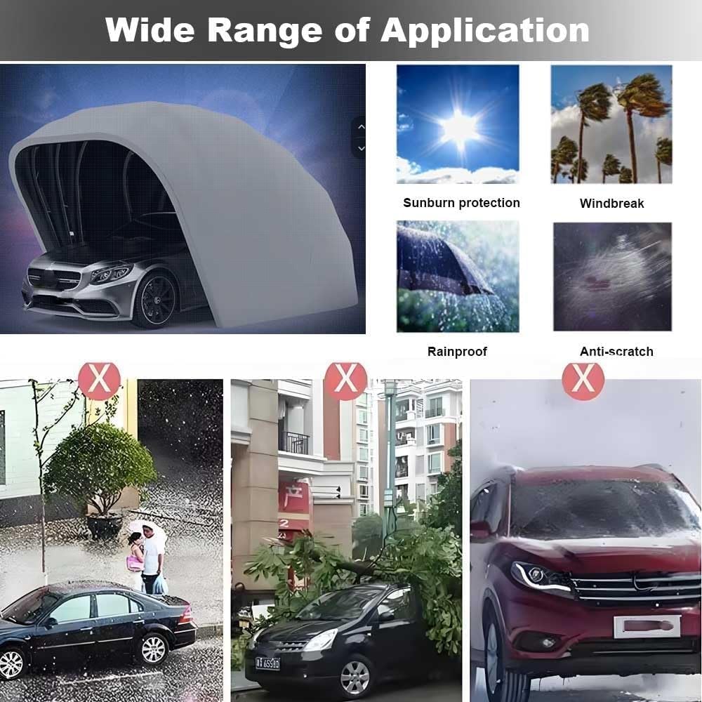 Semi-Automatic Foldable Portable Garage