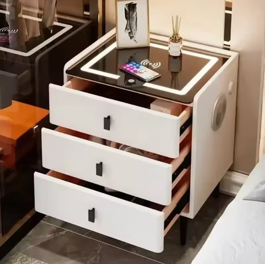 Smart NightStand with FingerPrint Lock