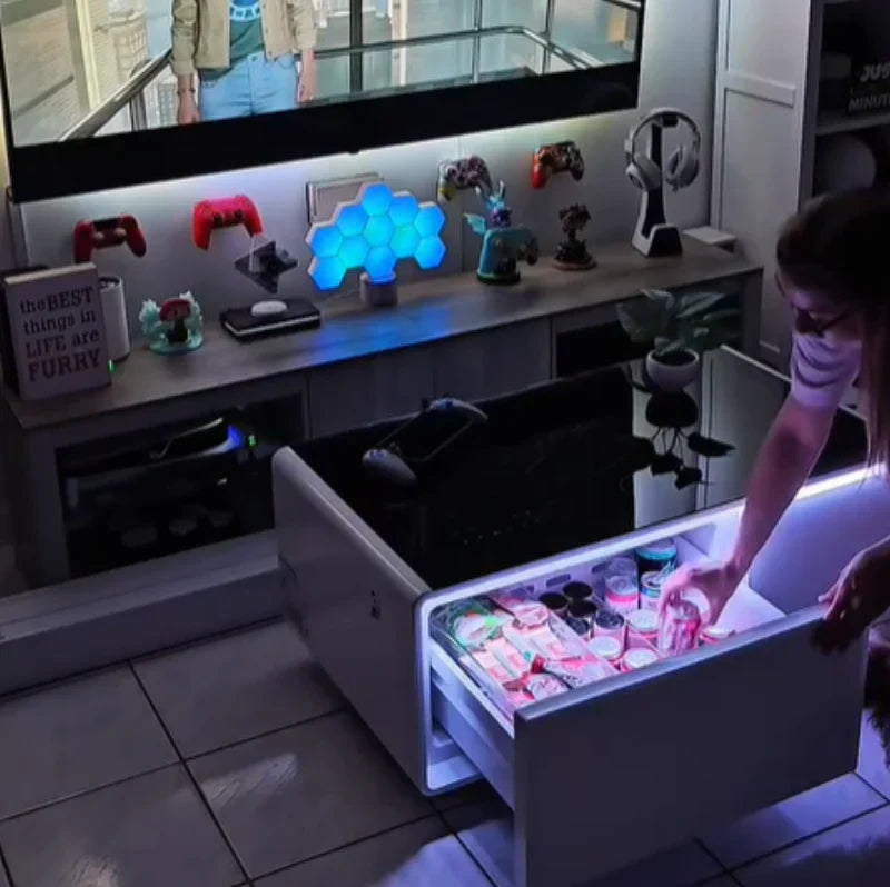 Viorix LX80 Pro Smart Coffee Table with Fridge