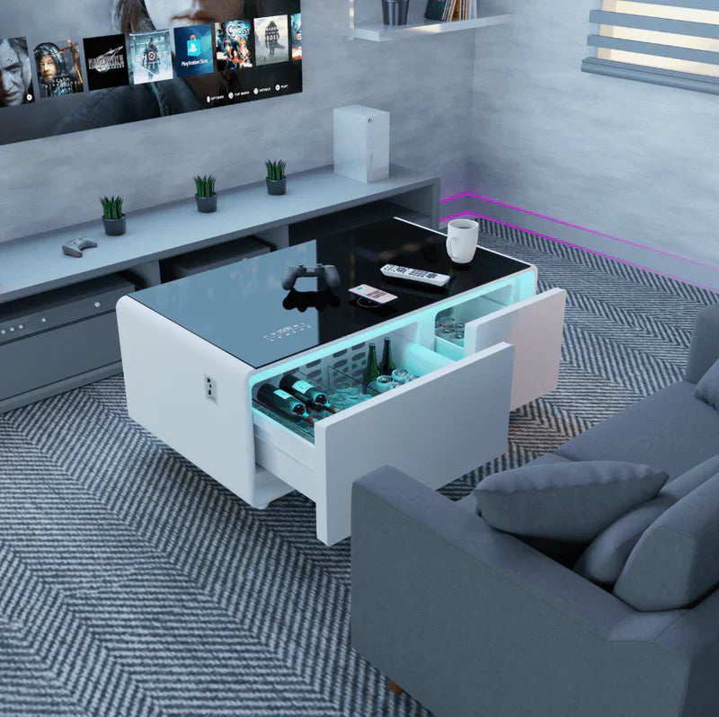 Viorix LX80 Pro Smart Coffee Table with Fridge