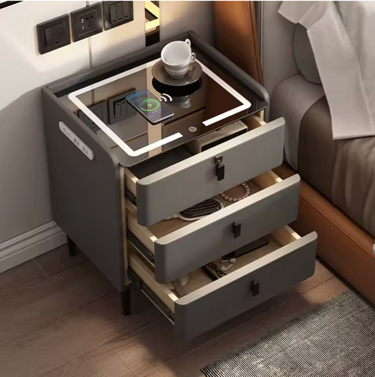 Smart NightStand with FingerPrint Lock